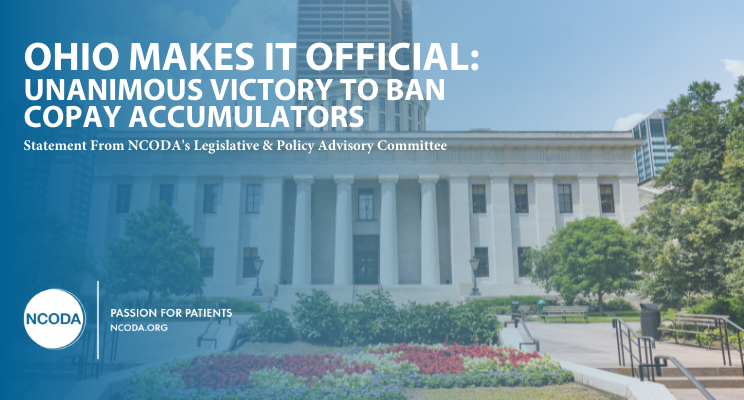 OHIO MAKES IT OFFICIAL: UNANIMOUS VICTORY TO BAN COPAY ACCUMULATORS