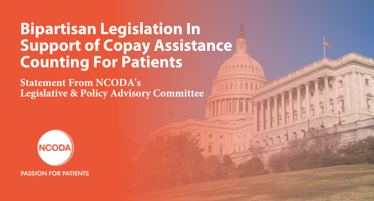 Bipartisan Legislation In Support of Copay Assistance Counting For Patients